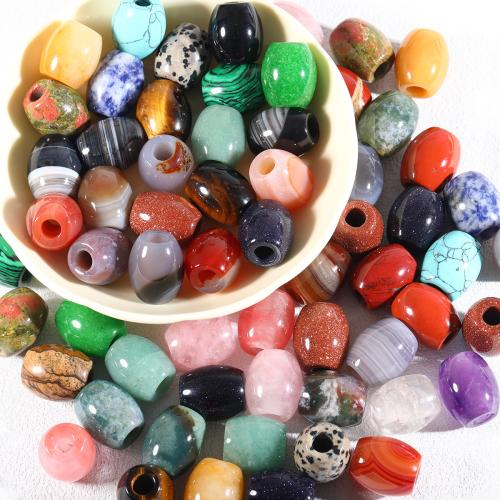 Gemstone Jewelry Beads, Natural Stone, DIY & different materials for choice, more colors for choice, 16x18mm, Sold By PC