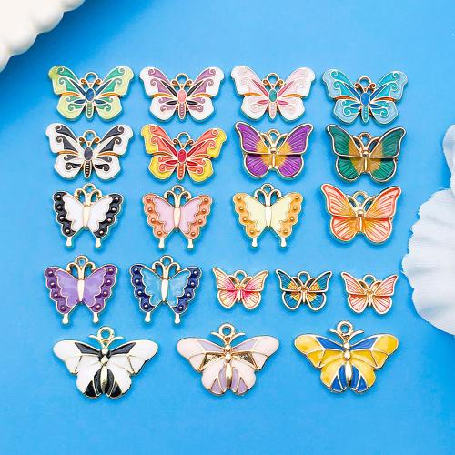 Tibetan Style Enamel Pendants, plated, DIY, more colors for choice, 100PCs/Bag, Sold By Bag