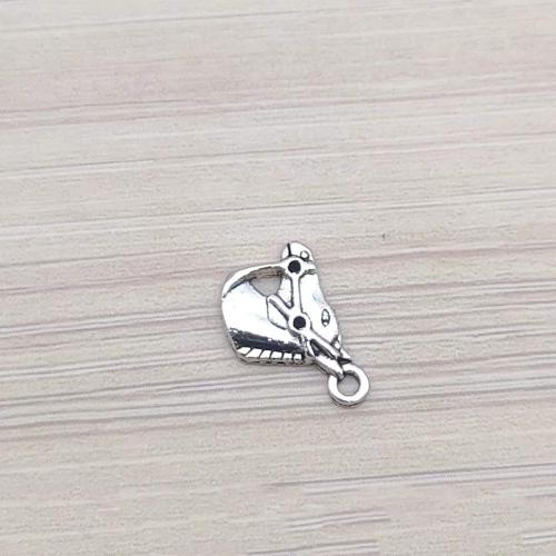 Pendentifs en alliage de zinc, Placage, DIY, 17x11mm, 100PC/sac, Vendu par sac