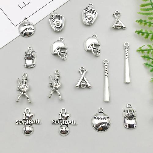 Pendentifs en alliage de zinc, Placage, DIY & styles différents pour le choix, plus de couleurs à choisir, 100PC/sac, Vendu par sac