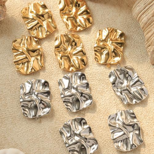 Stainless Steel Pendants, 304 Stainless Steel, Vacuum Ion Plating, DIY, more colors for choice, 23x35mm, 10PCs/Bag, Sold By Bag