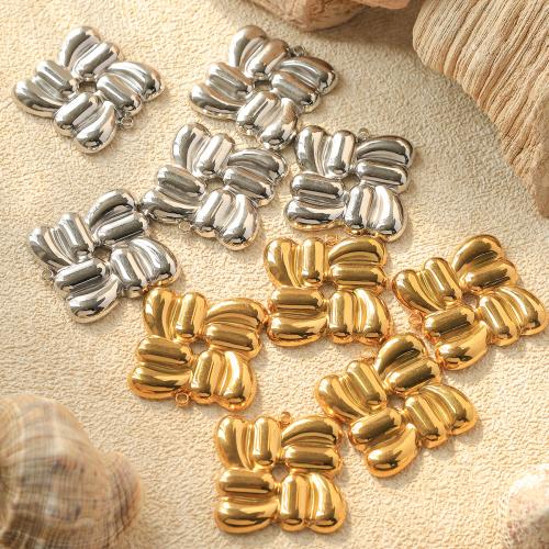 Stainless Steel Pendants, 304 Stainless Steel, Vacuum Ion Plating, DIY, more colors for choice, 25x25mm, 10PCs/Bag, Sold By Bag