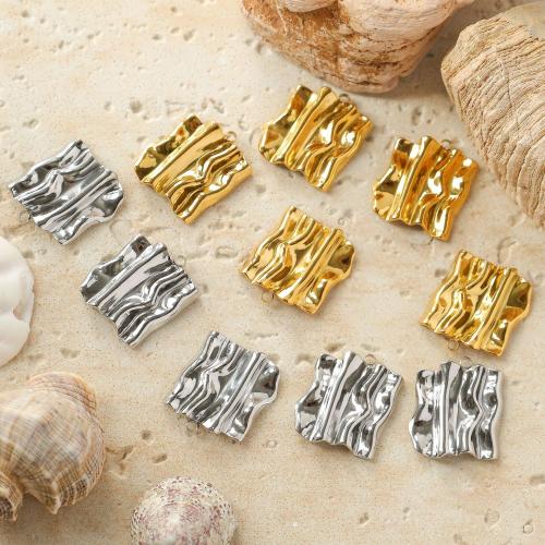 Stainless Steel Pendants, 304 Stainless Steel, Vacuum Ion Plating, DIY, more colors for choice, 21x23mm, 10PCs/Bag, Sold By Bag