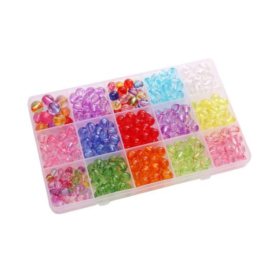 Transparent Acrylic Beads, Round, DIY & different size for choice, more colors for choice, Sold By Bag