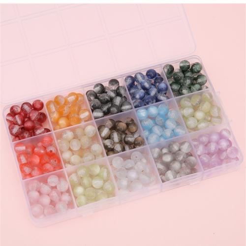 Perles bijoux en résine, Rond, style différent d'emballage pour le choix & DIY, plus de couleurs à choisir, Vendu par sac