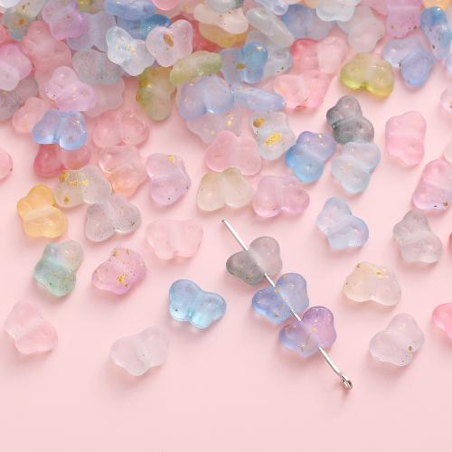 Acrylic Jewelry Beads, Butterfly, DIY, more colors for choice, Approx 70PCs/Bag, Sold By Bag