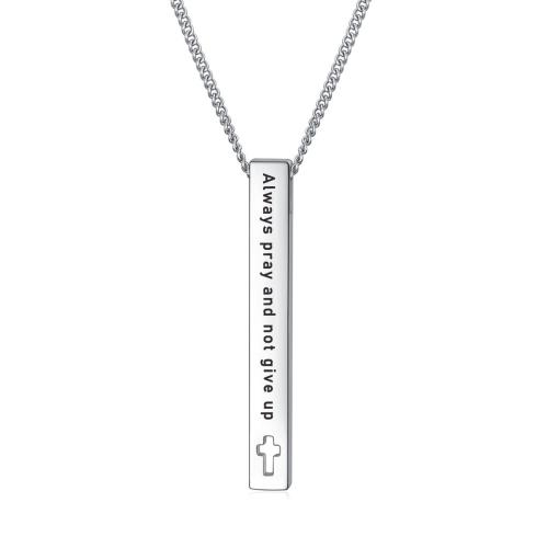 Stainless Steel Jewelry Necklace, 304 Stainless Steel, with 2 Inch extender chain, polished, fashion jewelry & different designs for choice & for woman, original color, Length:20 Inch, Sold By PC