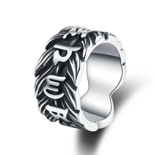 304 Stainless Steel Finger Ring, different size for choice & for man & blacken, original color, US Ring Size:7-14, Sold By PC