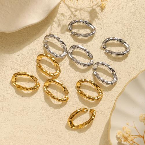 Stainless Steel Open Ring, 304 Stainless Steel, Vacuum Ion Plating, DIY, more colors for choice, 19x29mm, 10PCs/Bag, Sold By Bag