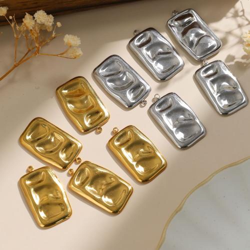 Stainless Steel Pendants, 304 Stainless Steel, Vacuum Ion Plating, DIY, more colors for choice, 19x33mm, 10PCs/Bag, Sold By Bag