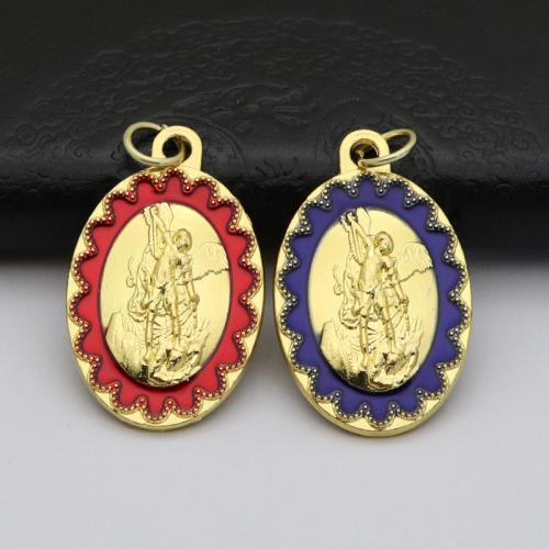 Tibetan Style Enamel Pendants, plated, DIY, more colors for choice, nickel, lead & cadmium free, 44x27x4mm, 100PCs/Bag, Sold By Bag