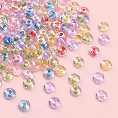 Fashion Glass Beads, DIY, more colors for choice, 2x4mm, Approx 150PCs/Bag, Sold By Bag