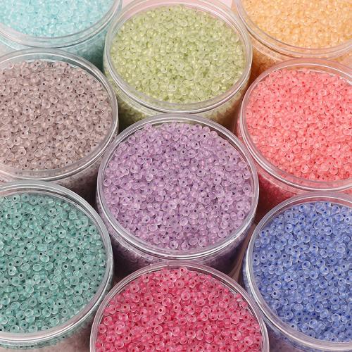 Fashion Glass Beads, DIY, more colors for choice, 2x4mm, Approx 150PCs/Bag, Sold By Bag