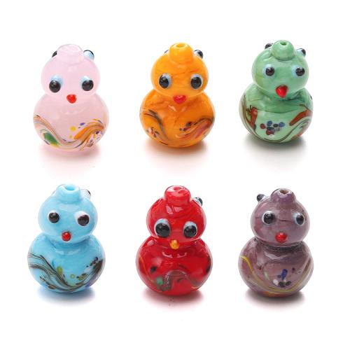 Fashion Lampwork Pendants, Calabash, DIY, more colors for choice, 15x21mm, Sold By PC