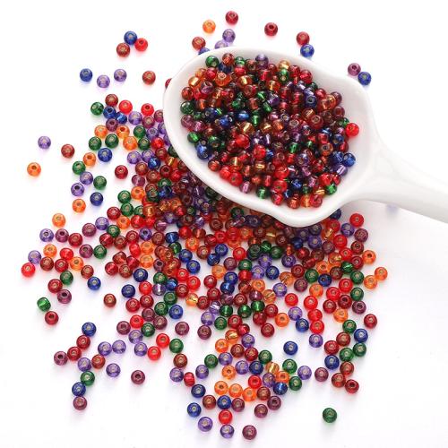 Fashion Glass Beads, DIY, more colors for choice, 3mm, Approx 300PCs/Bag, Sold By Bag