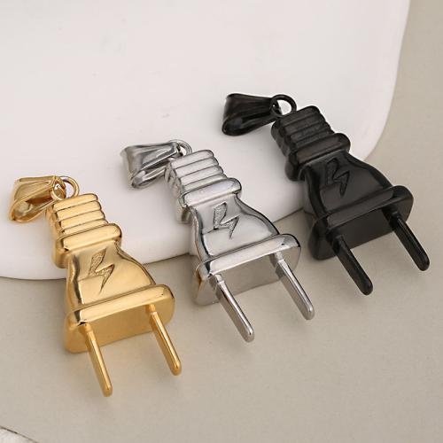 Stainless Steel Pendants, 304 Stainless Steel, Plug, plated, DIY, more colors for choice, Sold By PC