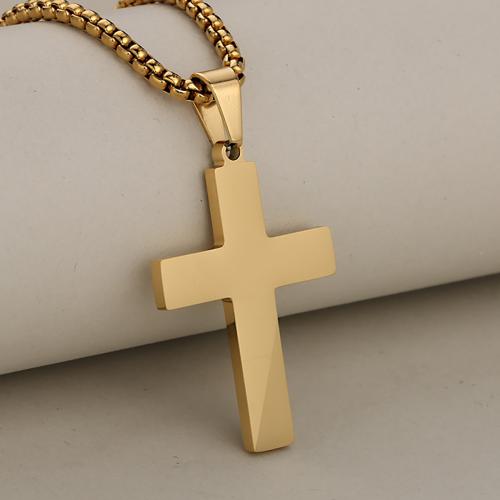 Stainless Steel Cross Pendants, 304 Stainless Steel, plated, DIY, more colors for choice, Sold By PC