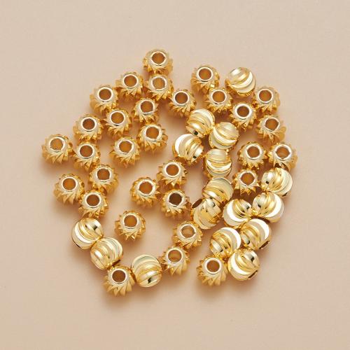 Brass Jewelry Beads, Vacuum Ion Plating, DIY, 6mm, 100PCs/Bag, Sold By Bag