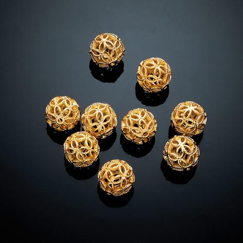 Brass Jewelry Beads, Vacuum Ion Plating, DIY, 8mm, Sold By PC