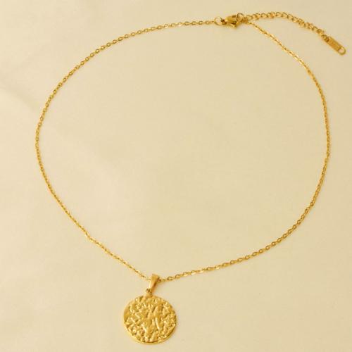 Collier de bijoux en acier inoxydable, Acier inoxydable 304, avec 5cm chaînes de rallonge, bijoux de mode & pour femme, plus de couleurs à choisir, 20x23mm, Longueur:Environ 40 cm, Vendu par PC