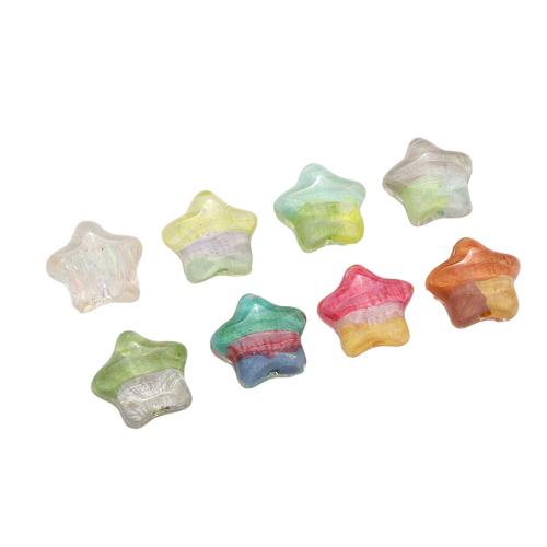 Resin Jewelry Beads, Star, DIY, more colors for choice, 21x19mm, Sold By PC