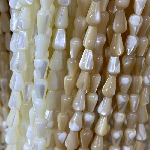 Natural Freshwater Shell Beads, DIY, more colors for choice, 6x9mm, 48PCs/Strand, Sold By Strand