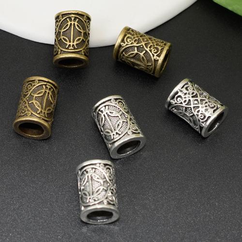 Tibetan Style Large Hole Bead, plated, DIY, more colors for choice, 15x11x7mm, Sold By PC