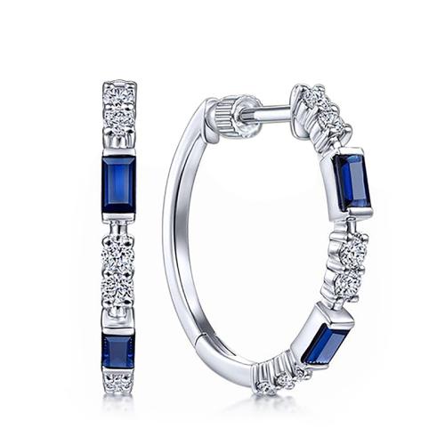 laiton Huggie Anneau d'oreille, pavé de micro zircon & pour femme, 19mm, Vendu par paire