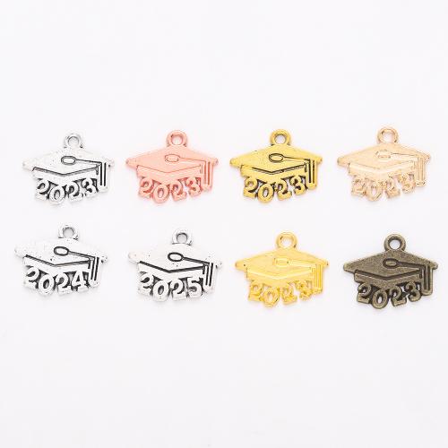 Tibetan Style Pendants, plated, DIY & different styles for choice, more colors for choice, 14x17.50x1mm, 100PCs/Bag, Sold By Bag