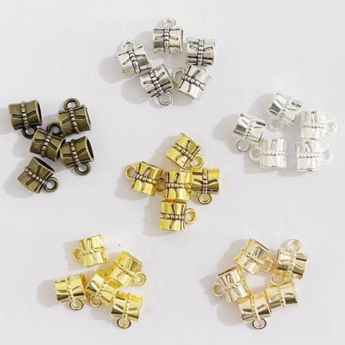 Tibetan Style Bail Beads, plated, DIY, more colors for choice, 10x7x7mm, 100PCs/Bag, Sold By Bag