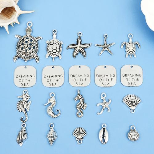 Tibetan Style Pendants, plated, DIY & different styles for choice, more colors for choice, 100PCs/Bag, Sold By Bag