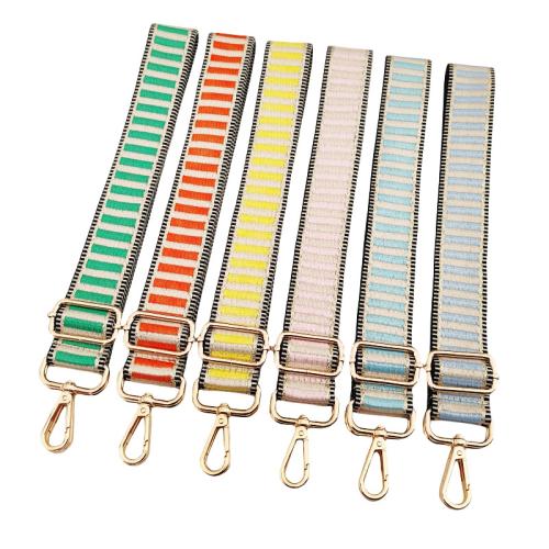 Polyester and Cotton Bag Straps, adjustable, more colors for choice, 1300x38mm, Sold By PC