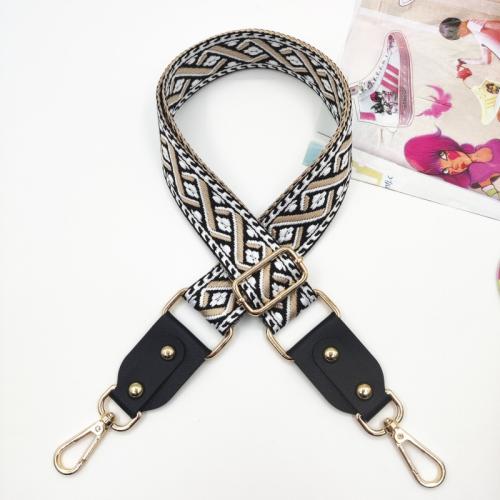 Polyester Bag Straps, folk style & adjustable, more colors for choice, 1300x38mm, Sold By PC