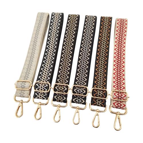 Polyester Bag Straps, jacquard, adjustable, more colors for choice, 1300x38mm, Sold By PC