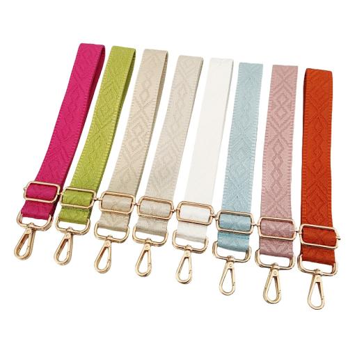 Polyester and Cotton Bag Straps, adjustable, more colors for choice, 1300x38mm, Sold By PC