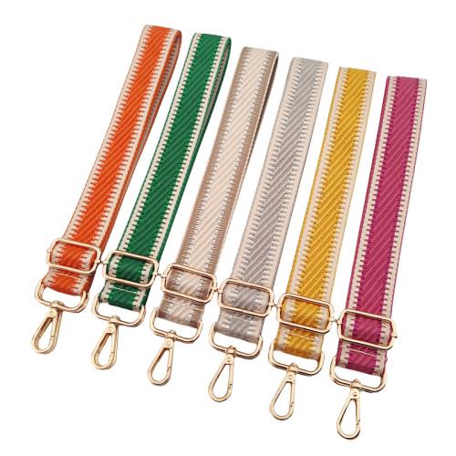 Polyester and Cotton Bag Straps, adjustable, more colors for choice, 1300x38mm, Sold By PC