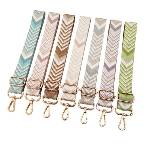 Polyester and Cotton Bag Straps, adjustable, more colors for choice, 1300x38mm, Sold By PC