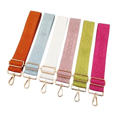 Polyester and Cotton Bag Straps, adjustable, more colors for choice, 1300x50mm, Sold By PC