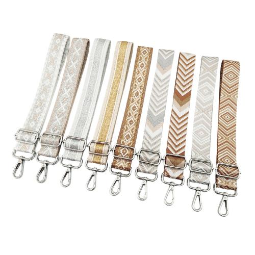 Polyester and Cotton Bag Straps, adjustable, more colors for choice, 1300x38mm, Sold By PC