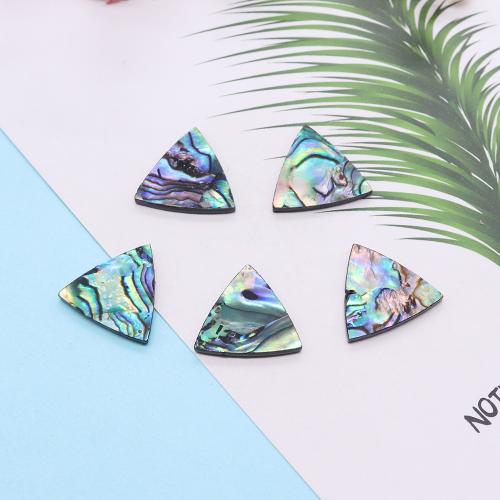 Abalone Shell Pendant, Triangle, DIY, 15x15mm, Sold By PC