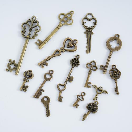 Tibetan Style Pendants, plated, DIY, 10PCs/Set, Sold By Set