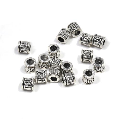 Tibetan Style Jewelry Beads, plated, DIY, 5x5mm, 100PCs/Bag, Sold By Bag