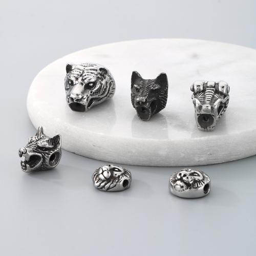 Stainless Steel Beads, 304 Stainless Steel, Animal, DIY & different size for choice, more colors for choice, Sold By PC