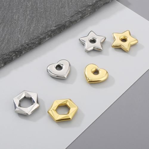 Stainless Steel Beads, 304 Stainless Steel, Vacuum Ion Plating, Different Shape for Choice & DIY, more colors for choice, Sold By PC