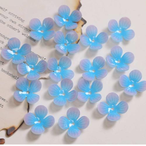 Acrylic Bead Cap, Flower, DIY, more colors for choice, 15mm, Sold By PC