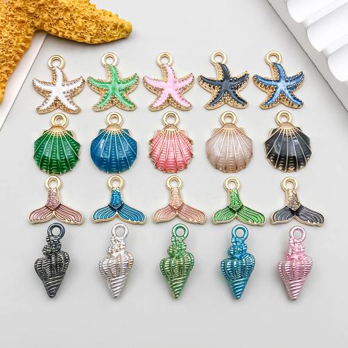 Tibetan Style Enamel Pendants, plated, DIY & different styles for choice, more colors for choice, 100PCs/Bag, Sold By Bag