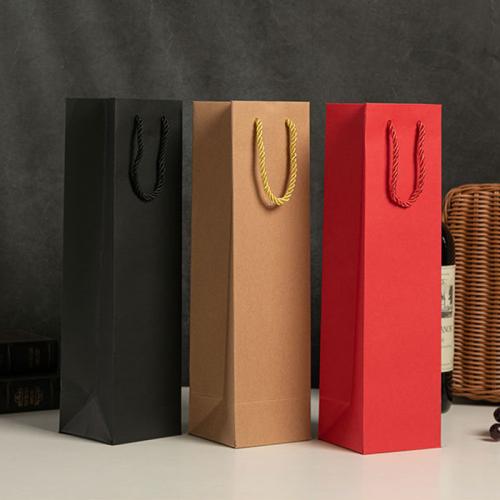 Kraft Wine Bag, different size for choice, more colors for choice, Sold By PC