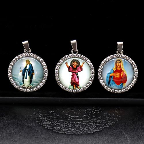 Tibetan Style Rhinestone Pendants, silver color plated, DIY & different designs for choice & with rhinestone, more colors for choice, nickel, lead & cadmium free, 30x35mm, Approx 100PCs/Bag, Sold By Bag