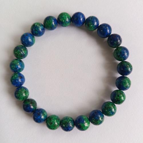 Fashion Turquoise Bracelets, African Turquoise, Round, Unisex, green, Sold By PC