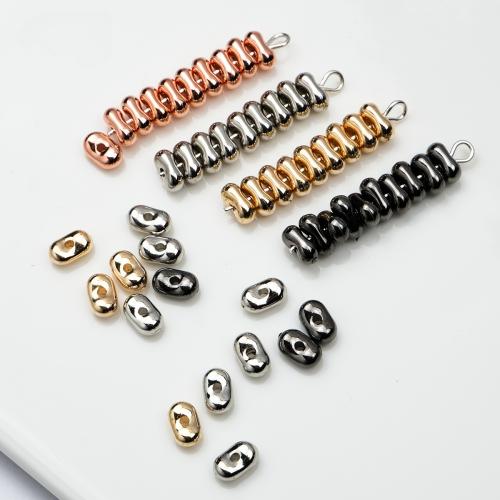 Plated Acrylic Beads, DIY, more colors for choice, 3x6mm, Approx 200PCs/Bag, Sold By Bag